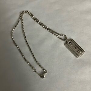 Tiffany & Co Dog tag pendant atlas collection